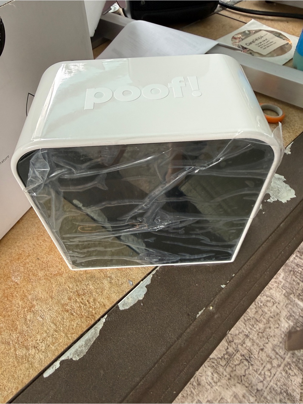 Poof! Automatic Spray Dispenser User Manual - White